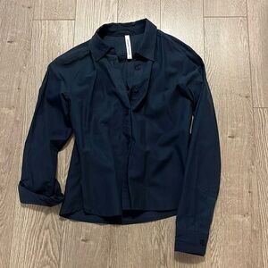Emma Knudsen button down top size Small